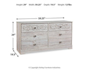 Paxberry Six Drawer Dresser