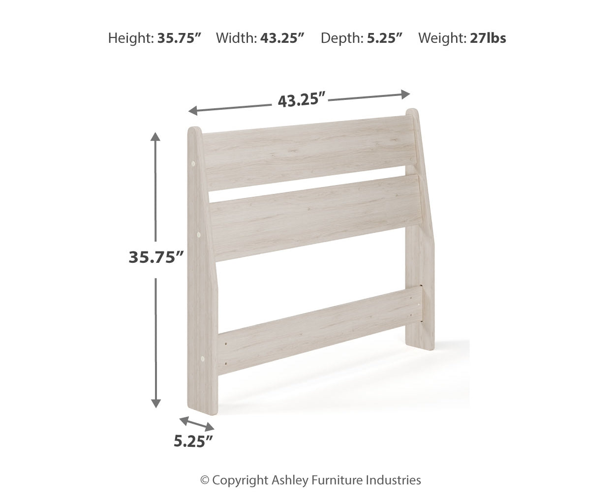 Socalle Twin Panel Headboard