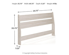 Socalle Queen Panel Headboard