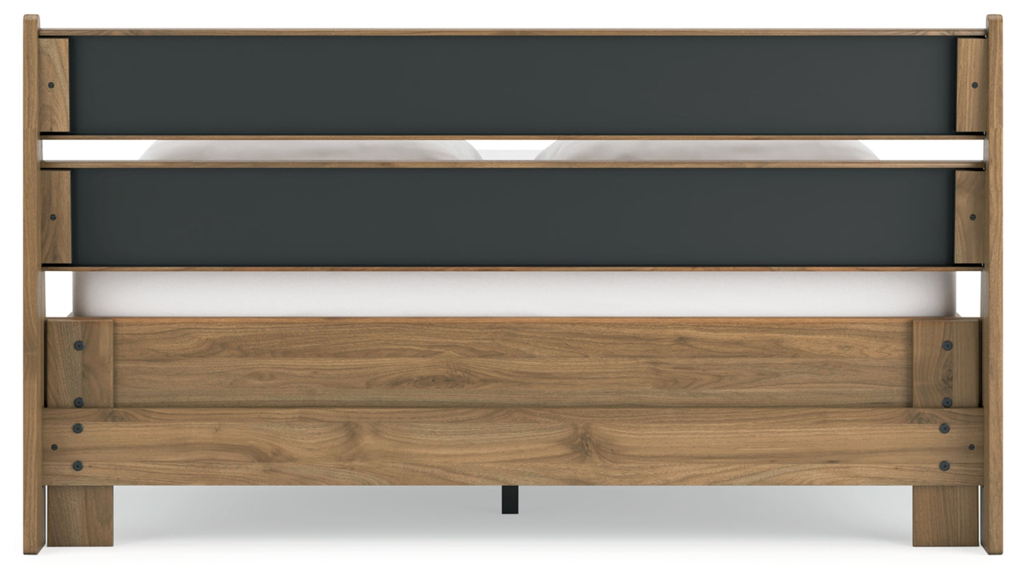 Deanlow Queen Platform Panel Bed
