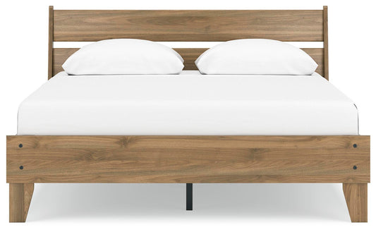 Deanlow Queen Platform Panel Bed