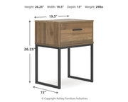 Deanlow One Drawer Night Stand