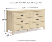 Cabinella Six Drawer Dresser