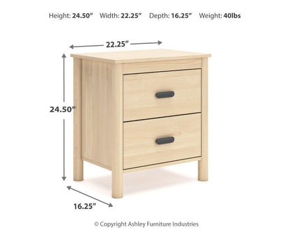 Cabinella Two Drawer Night Stand