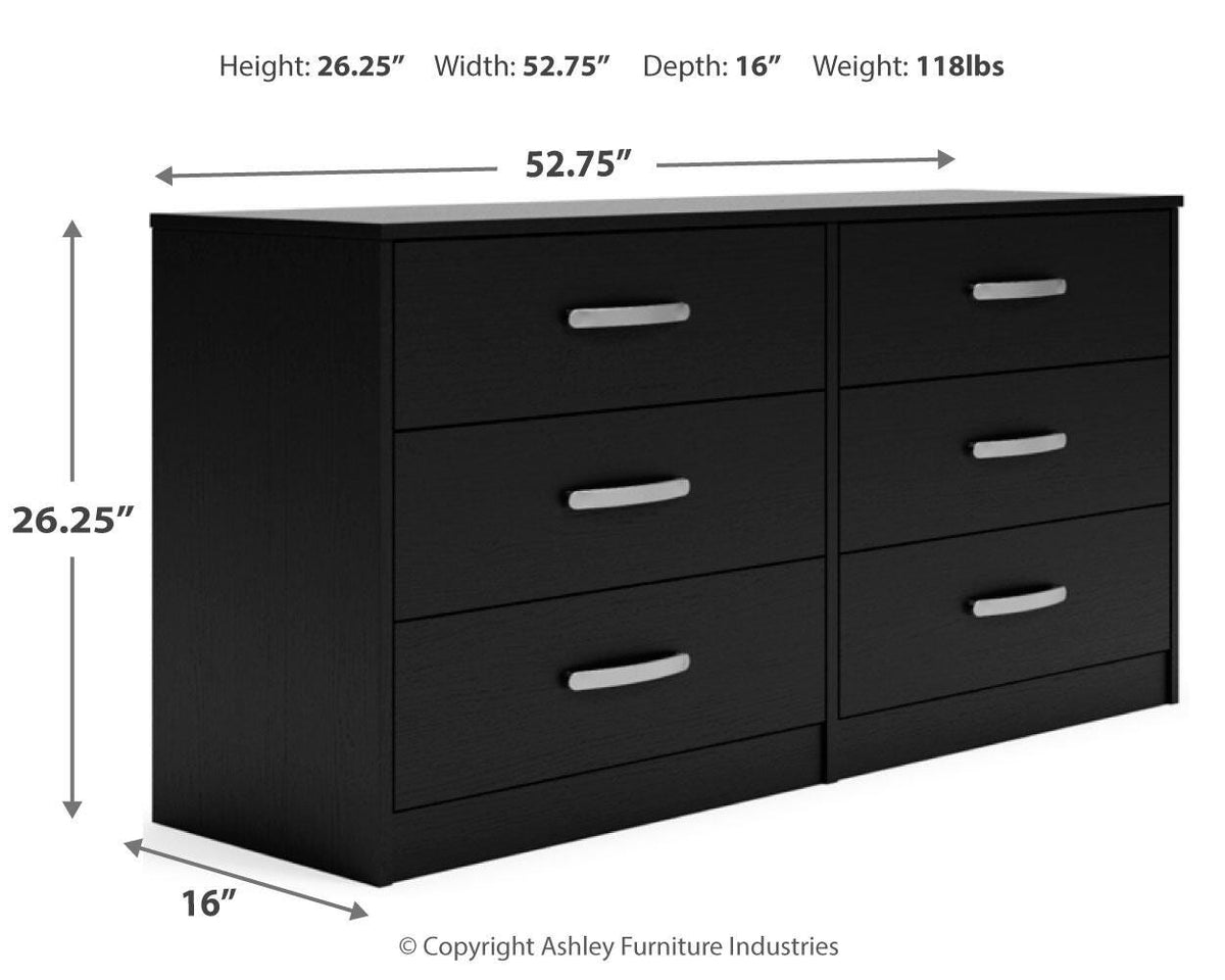 Finch Six Drawer Dresser