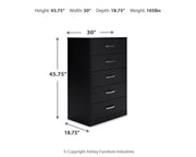 Finch Five Drawer Chest