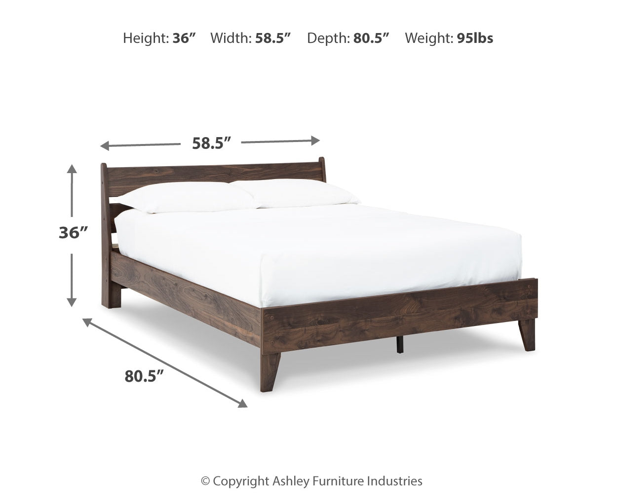 Calverson Full Panel Platform Bed