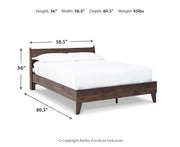 Calverson Full Panel Platform Bed