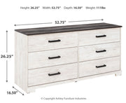 Shawburn Six Drawer Dresser