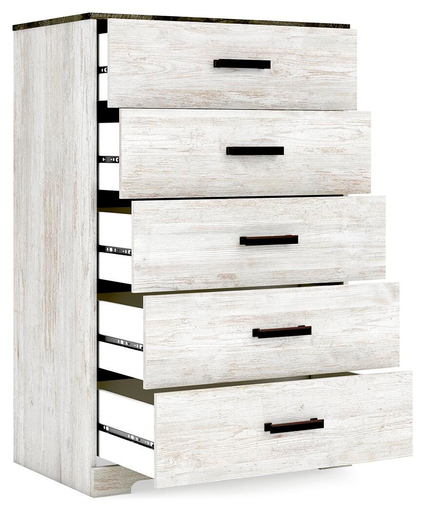 Shawburn Full Panel Bed with Chest