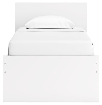 Onita Twin Panel Platform Bed with 1 Side Storage