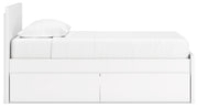 Onita Twin Panel Platform Bed with 1 Side Storage
