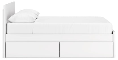 Onita Queen Panel Platform Bed with 1 Side Storage