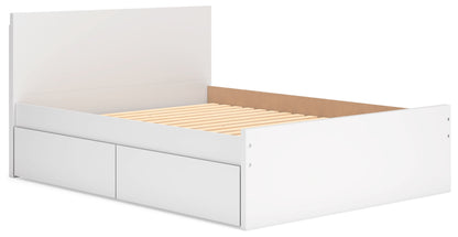 Onita Queen Panel Platform Bed with 2 Side Storage