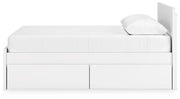 Onita Queen Panel Platform Bed with 2 Side Storage