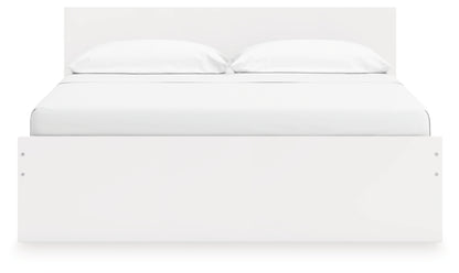 Onita King Panel Platform Bed with 2 Side Storage