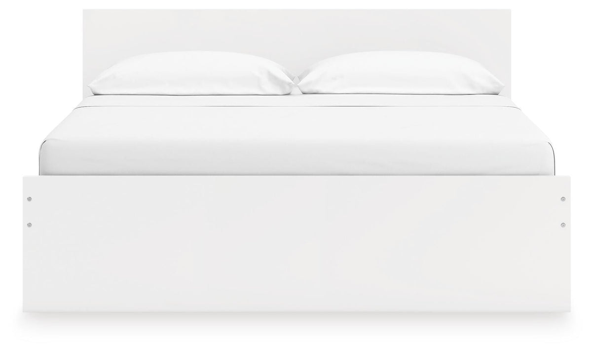 Onita King Panel Platform Bed with 2 Side Storage