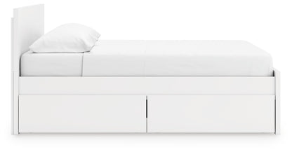 Onita King Panel Platform Bed with 2 Side Storage
