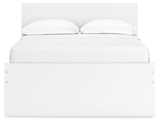 Onita Full Panel Platform Bed with 1 Side Storage