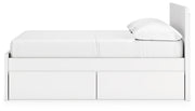 Onita Full Panel Platform Bed with 2 Side Storage