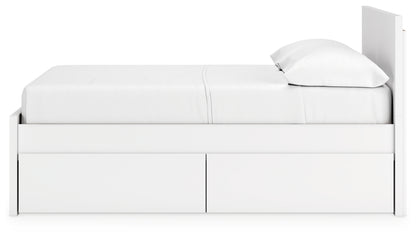 Onita Full Panel Platform Bed with 2 Side Storage