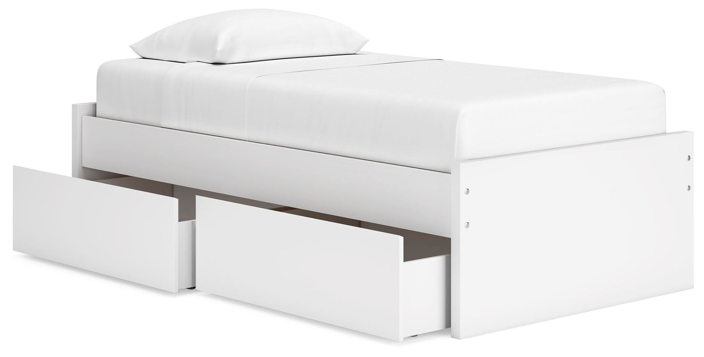 Onita Twin Platform Bed with 1 Side Storage