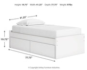 Onita Twin Platform Bed with 1 Side Storage