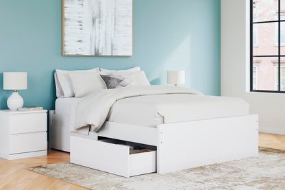 Onita Queen Platform Bed with 1 Side Storage