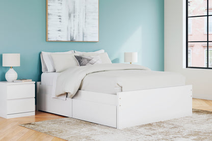 Onita Queen Platform Bed with 1 Side Storage