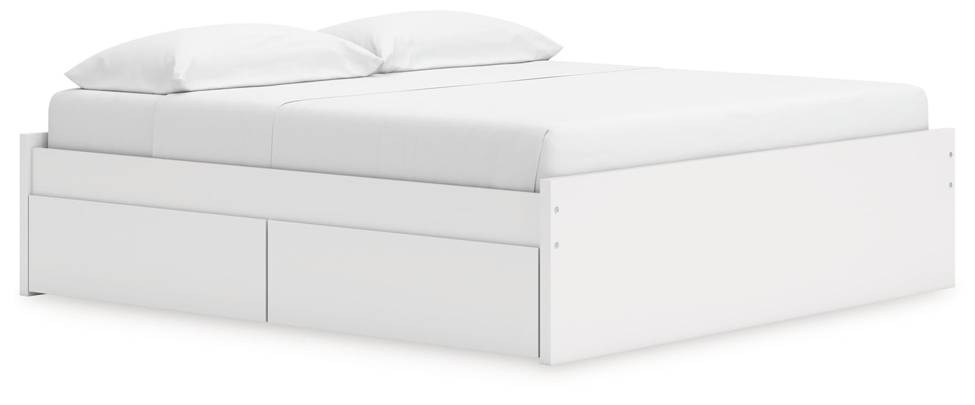Onita King Platform Bed with 2 Side Storage