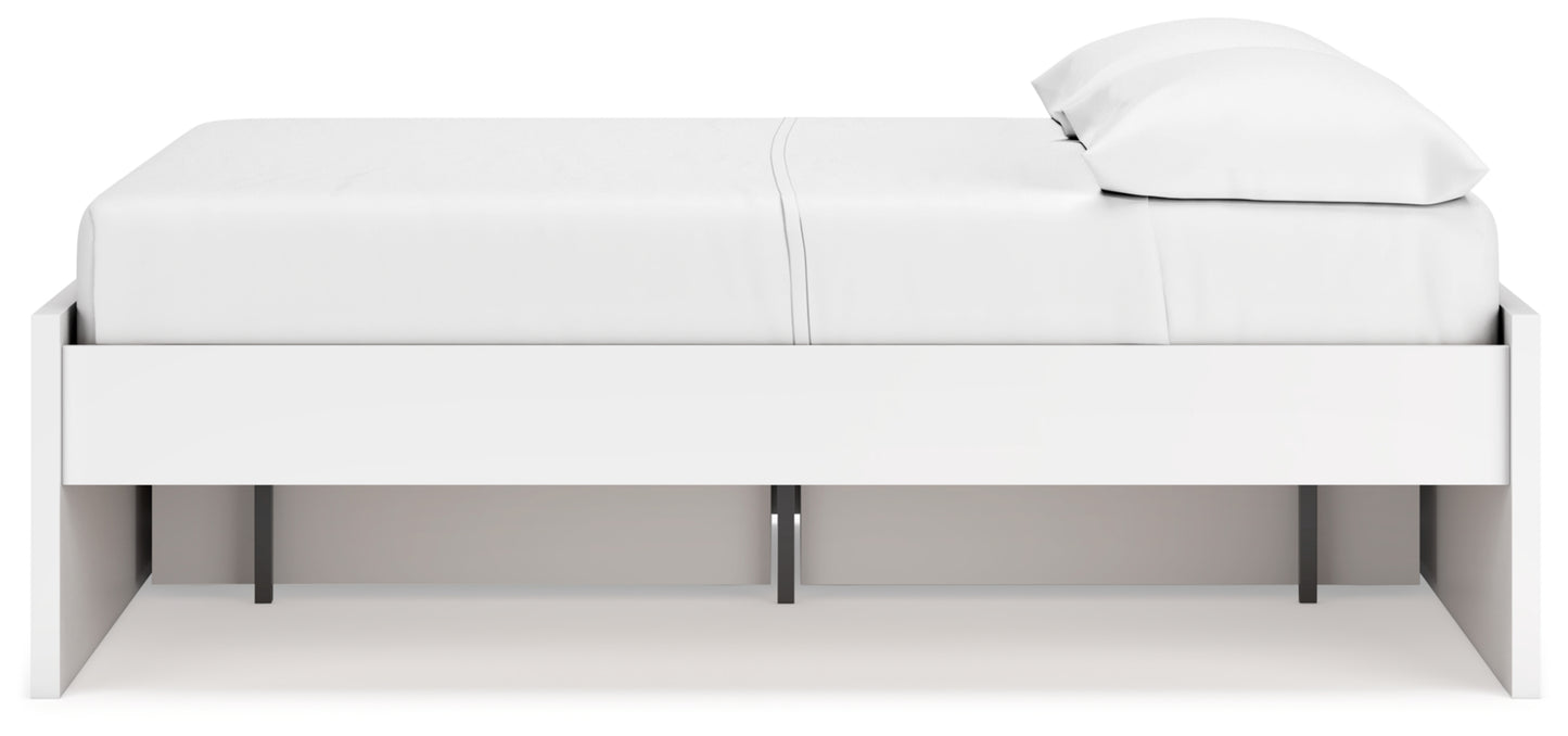 Onita Full Platform Bed with 1 Side Storage