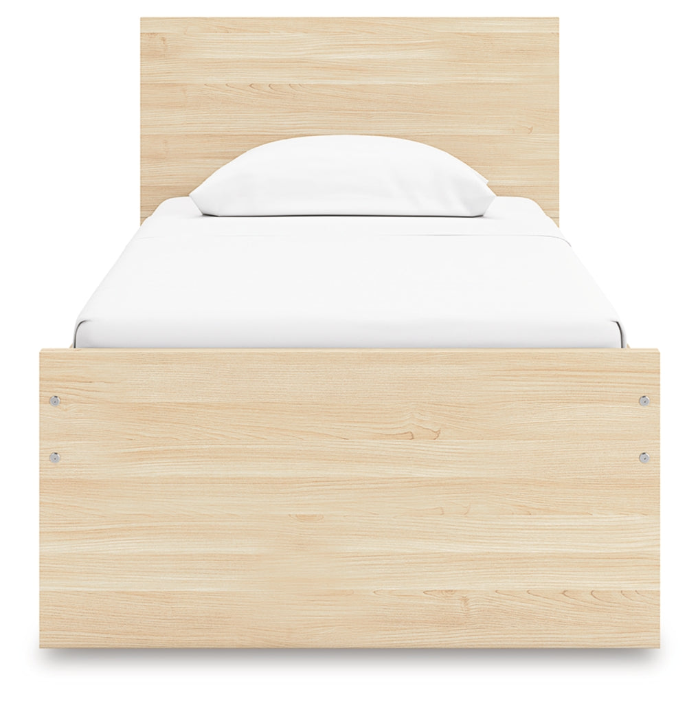 Onita Twin Panel Platform Bed with 1 Side Storage