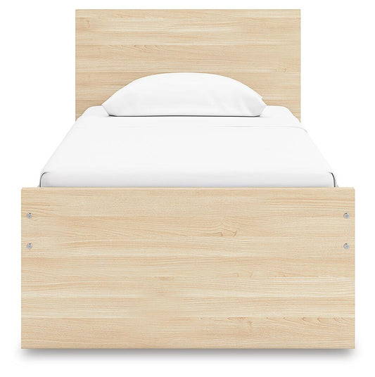 Onita Twin Panel Platform Bed with 1 Side Storage