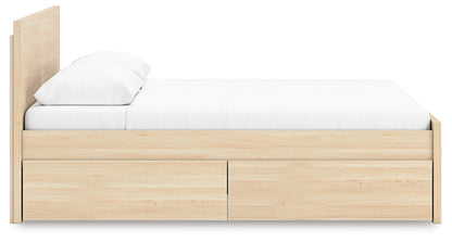 Onita Queen Panel Platform Bed with 1 Side Storage