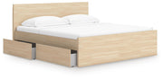 Onita Queen Panel Platform Bed with 2 Side Storage