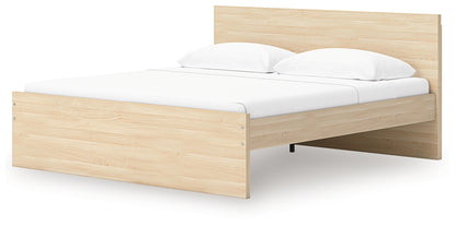 Onita King Panel Platform Bed with 1 Side Storage