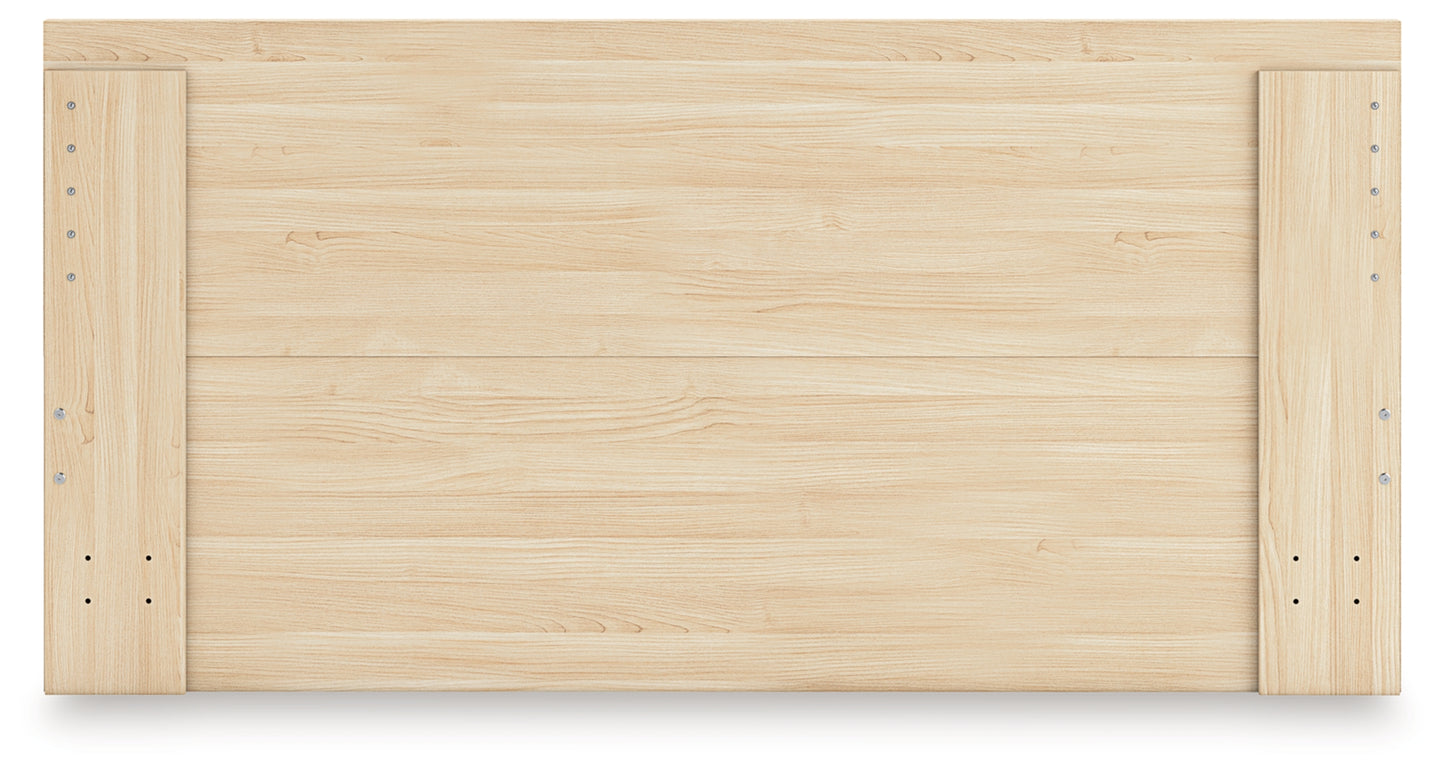 Onita King Panel Platform Bed with 1 Side Storage