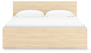 Onita King Panel Platform Bed with 1 Side Storage
