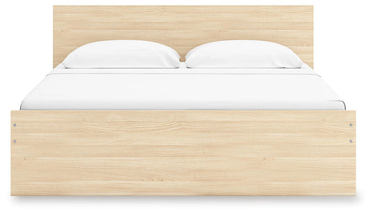 Onita King Panel Platform Bed with 1 Side Storage