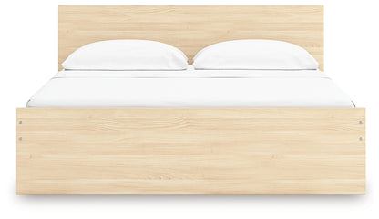 Onita King Panel Platform Bed with 2 Side Storage