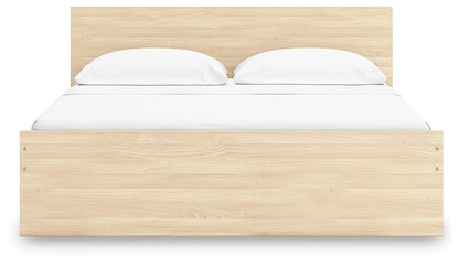Onita King Panel Platform Bed with 2 Side Storage