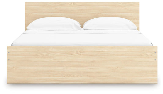 Onita King Panel Platform Bed with 2 Side Storage
