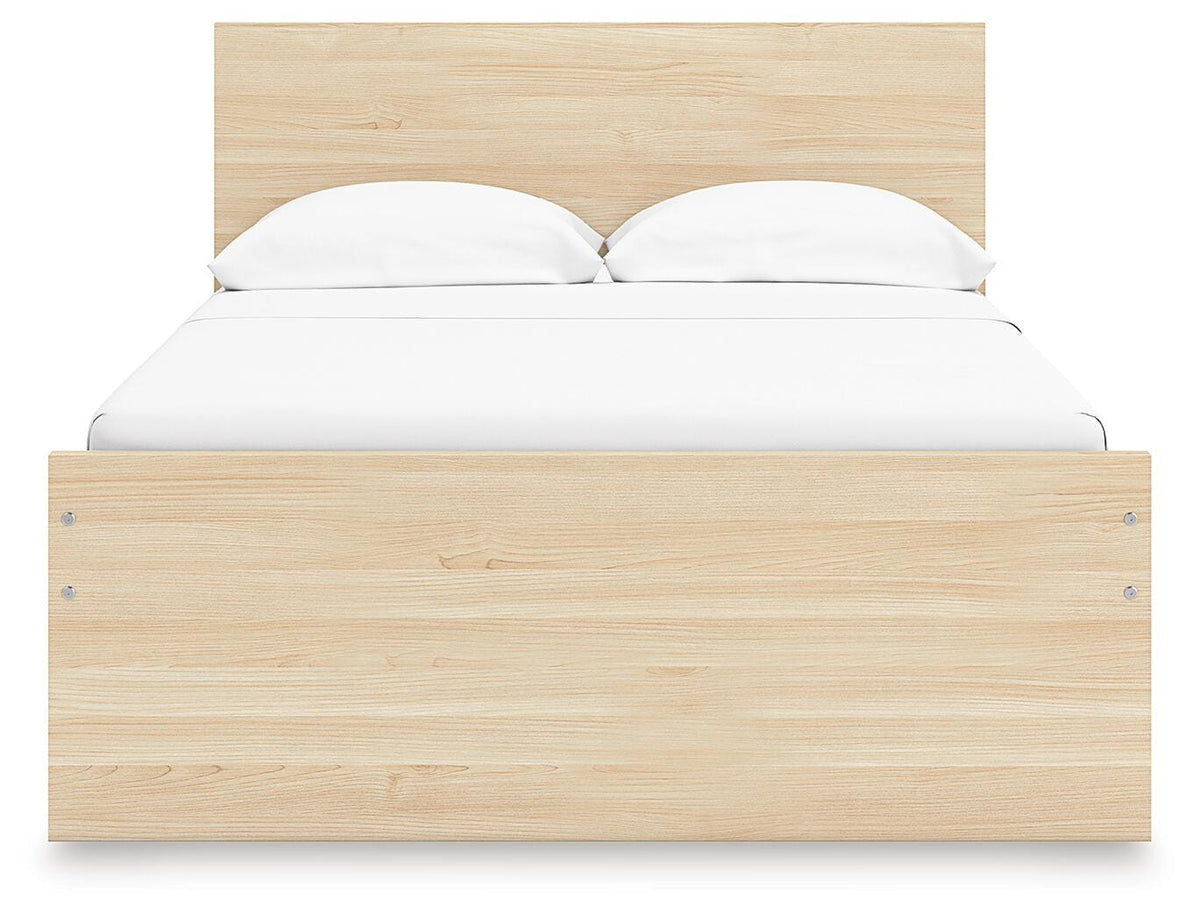 Onita Full Panel Platform Bed with 1 Side Storage