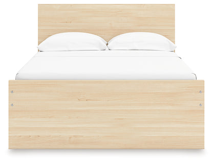 Onita Full Panel Platform Bed with 1 Side Storage