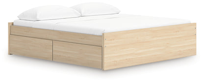Onita King Platform Bed with 1 Side Storage