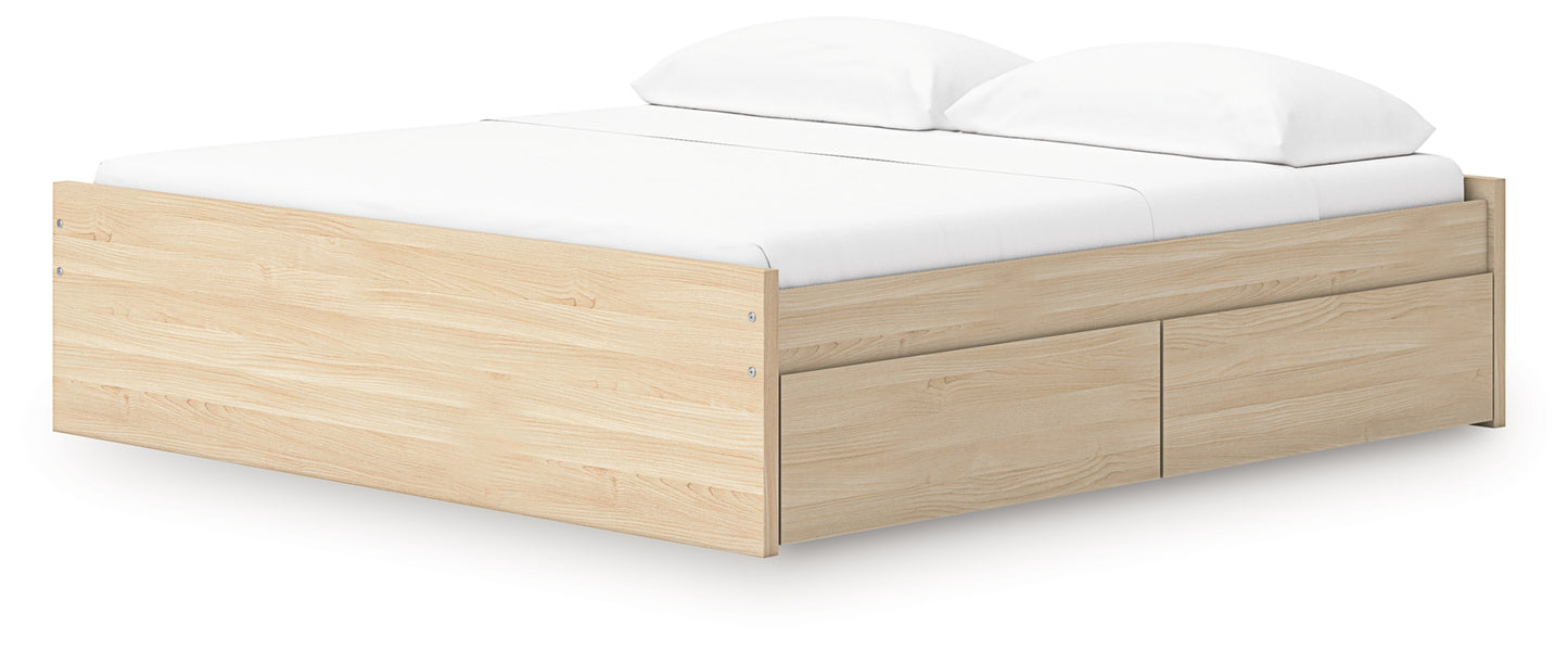 Onita King Platform Bed with 2 Side Storage