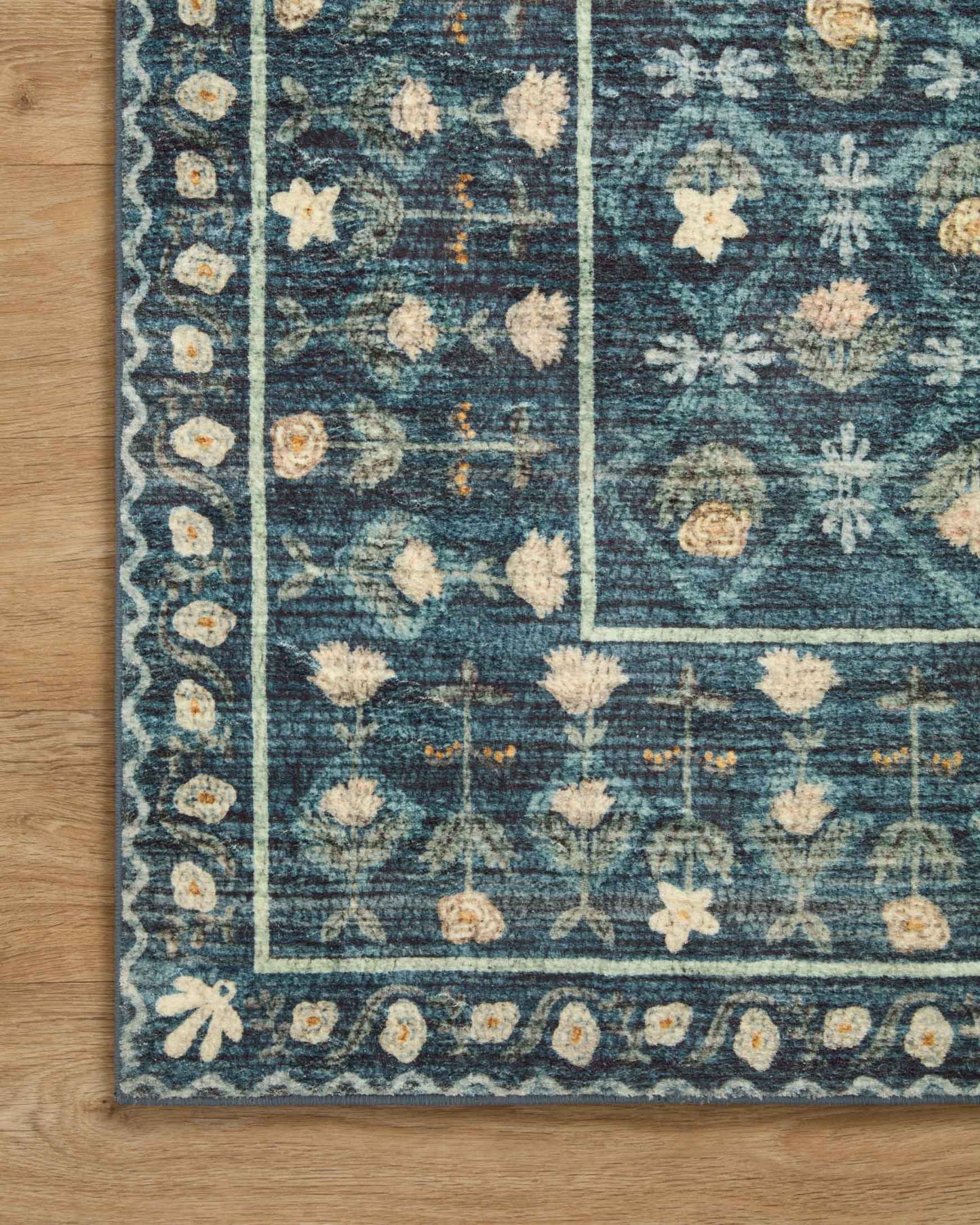 Rifle Paper Co. x Loloi Eden EDE-03 Lattice Indigo