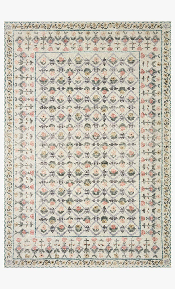 Rifle Paper Co. x Loloi Eden EDE-03 Lattice Ivory