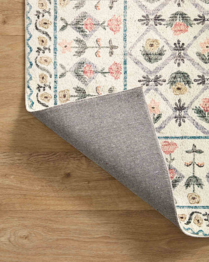 Rifle Paper Co. x Loloi Eden EDE-03 Lattice Ivory