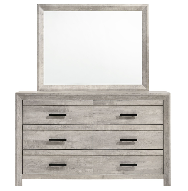 Ellen White Twin Bed 4PC Bedroom Set